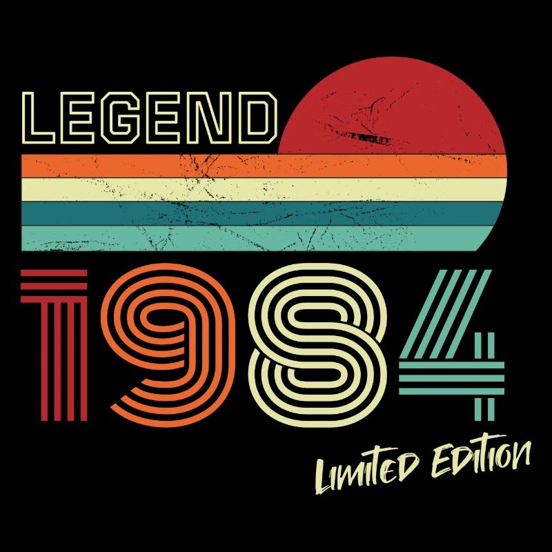Legend 1984 Geburtstagsshirt Geschenk Jubiläum