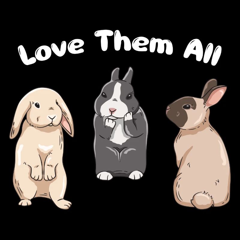 Conception de lapin mignon pour les propriétaires de lapins