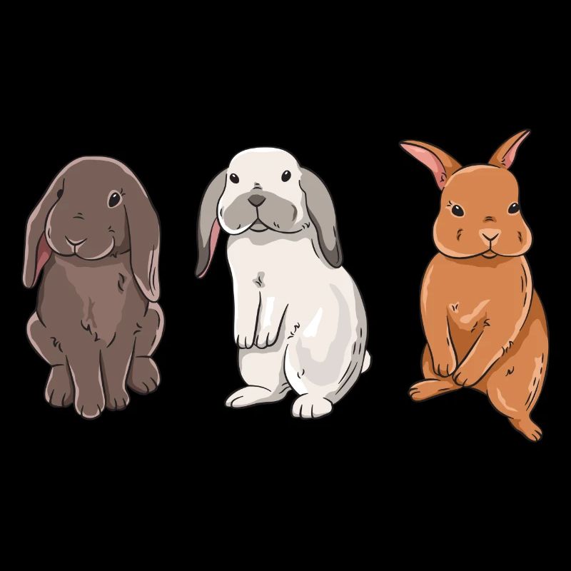 Conception de lapin mignon pour les propriétaires de lapins