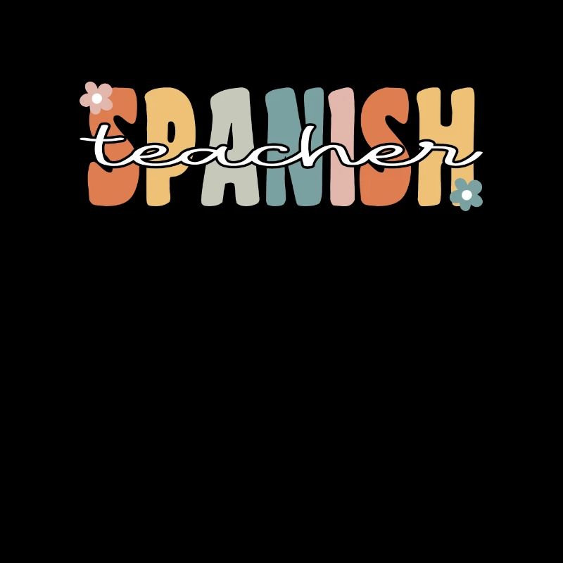 Spanisch Lehrer Groovy Retro Lehrer Geschenk