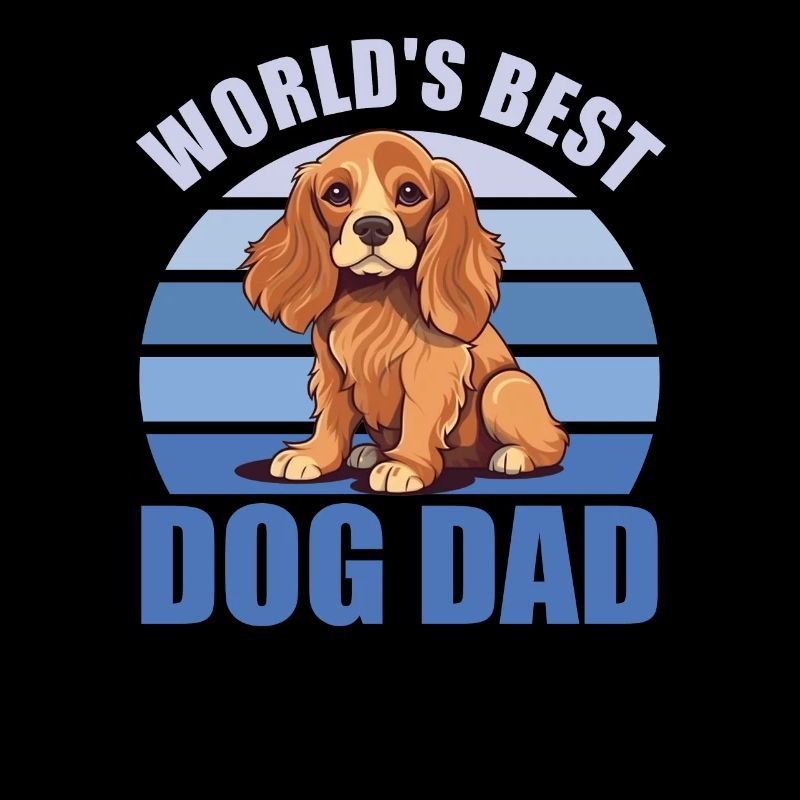 Weltbester Hunde Papa süßer Cocker Spaniel