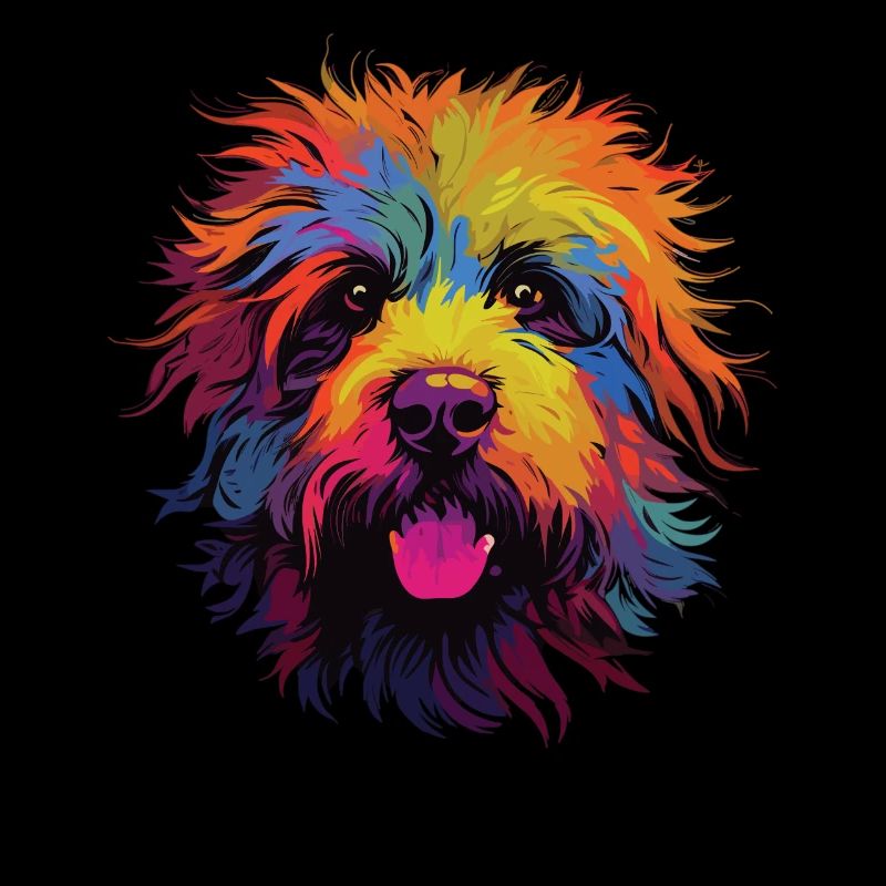 Aquarelle colorée Puli