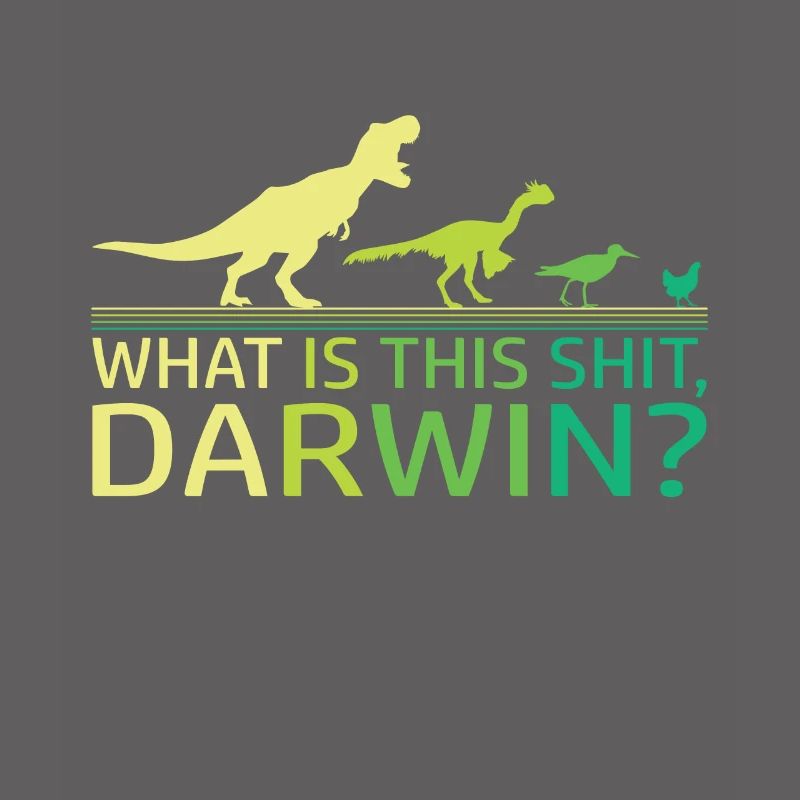 Drôle d’évolution Dino dinosaure Darwin T-Rex