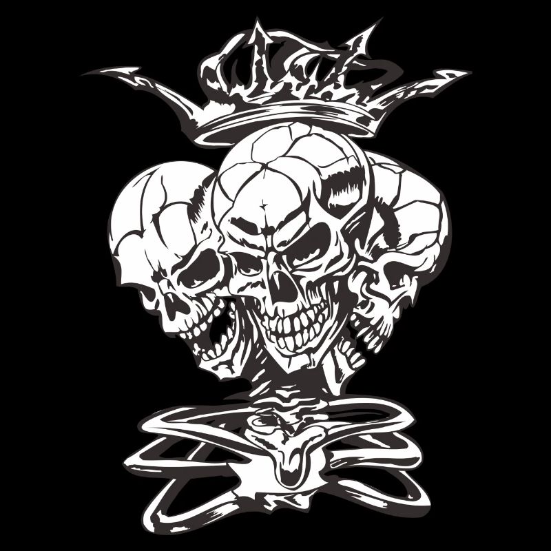 Skull Skeleton King Crown