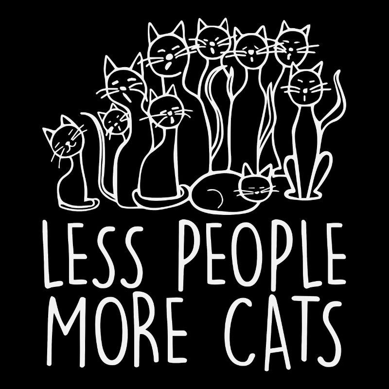 Moins de gens Plus de chats