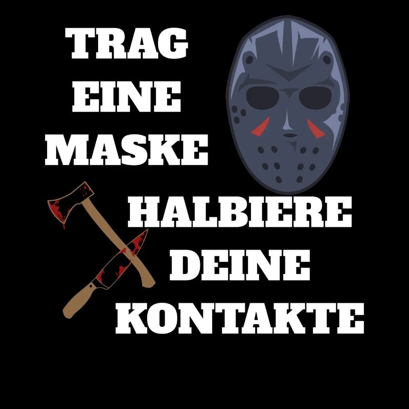 trag eine Maske, halbiere deine Kontakte