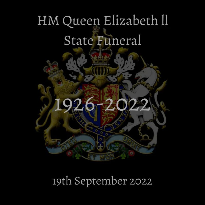 HM Queen Elizabeth ll State Funeral Commemorative