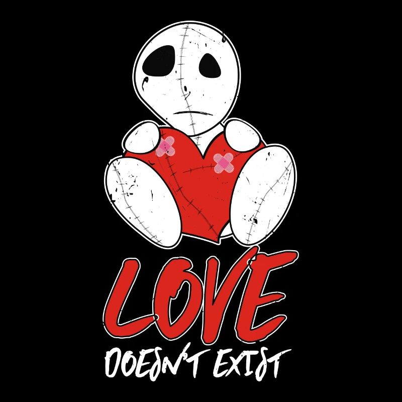 Liebe existiert nicht | Emo Kleidung | Emocore Goth Do