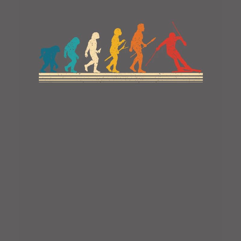 Skiing Human evolution Funny skis