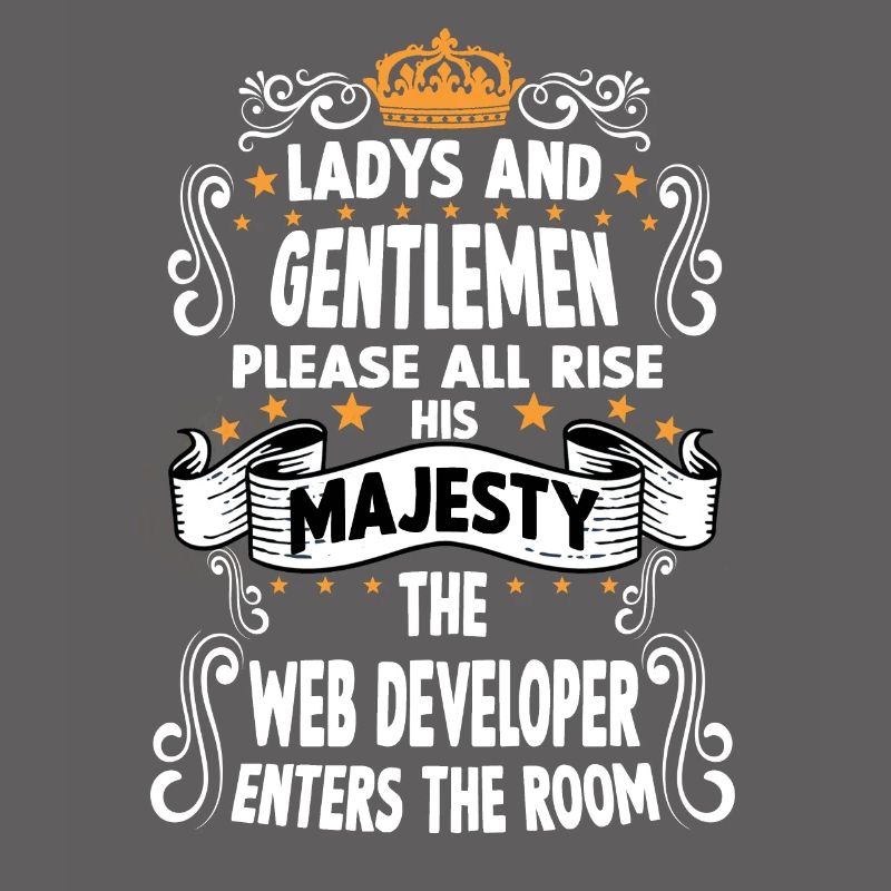 web developer T witziges Spruch Motiv Webdeveloper