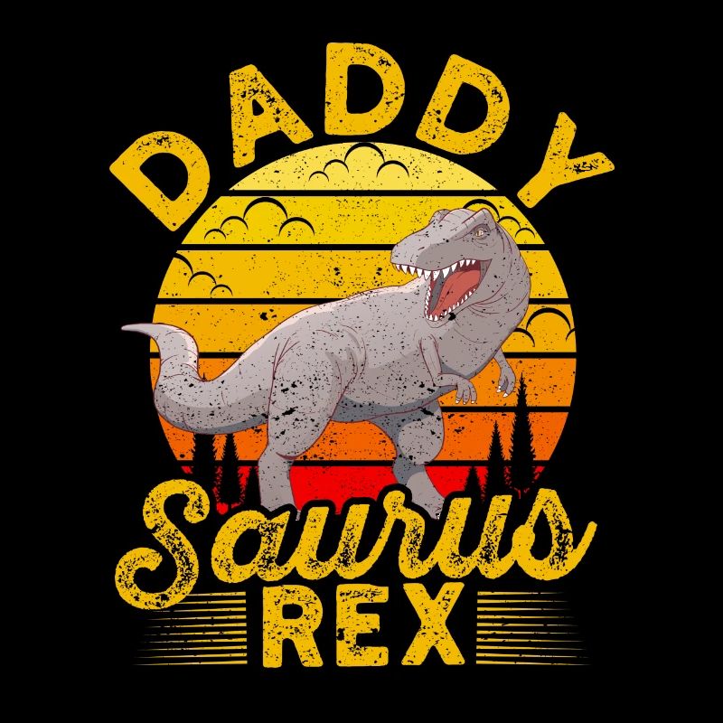 Daddysaurus T Rex Dinosaurier Daddy Saurus Familie