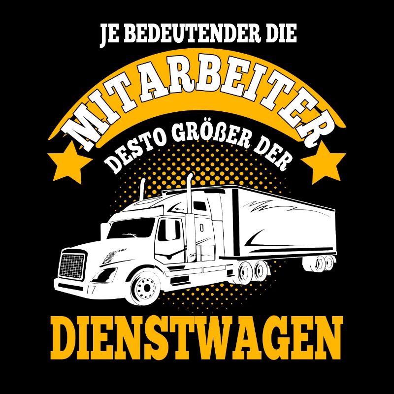 Bedeutende Mitarbeiter Größe Dienstwagen Trucker