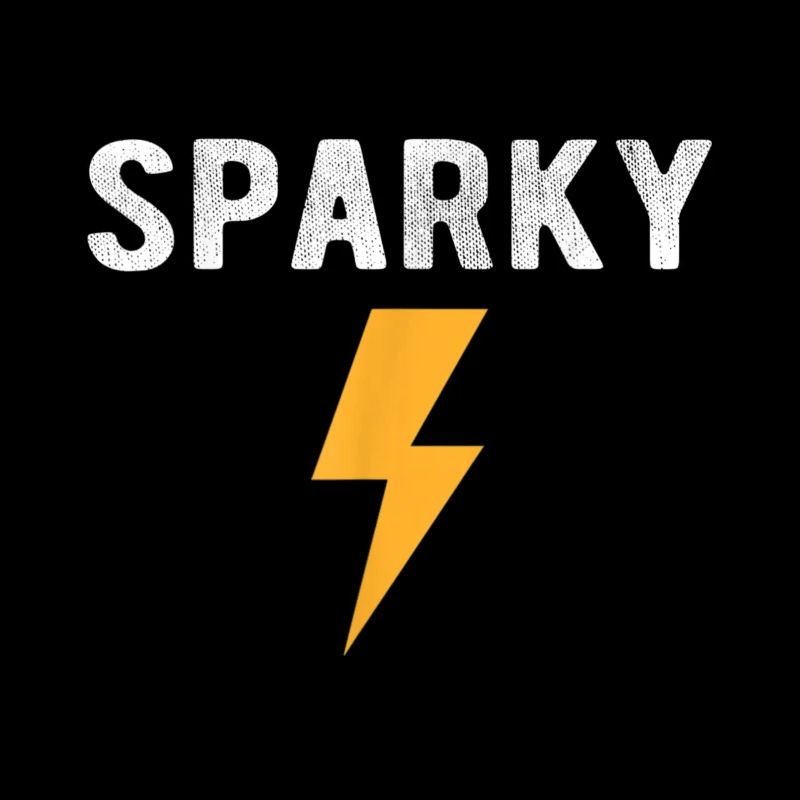 Elektriker Geschenk Lustig Sparky Spitzname Blitz