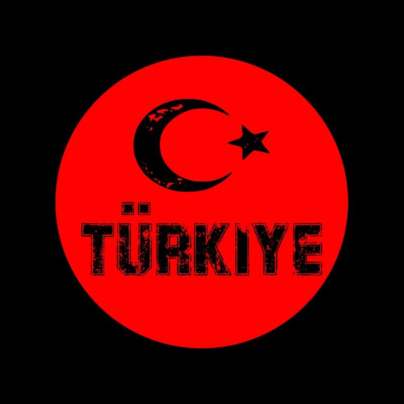Türkiye symbole drapeau drapeau de dinde