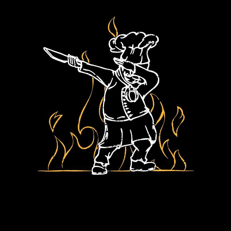 Chef Polka Dot Culinary Sous-Chef Kitchen Chef