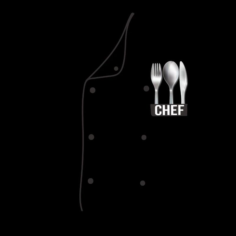 Chef Uniform Jacket Faux Funny Chef Chef