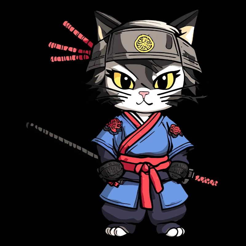 Chat samouraï #24