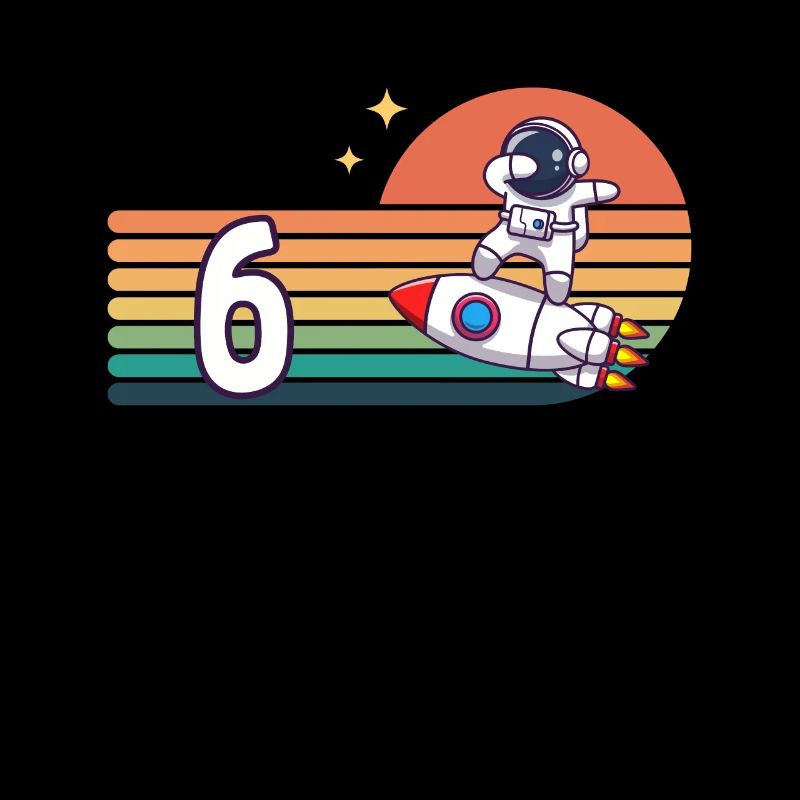 Vintage Rocket Astronaut 6 Years Dab 6th