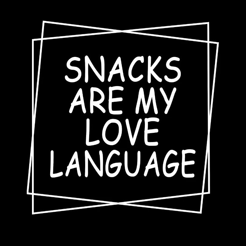 Les collations sont mon langage d’amour Drôle Saint-Valentin