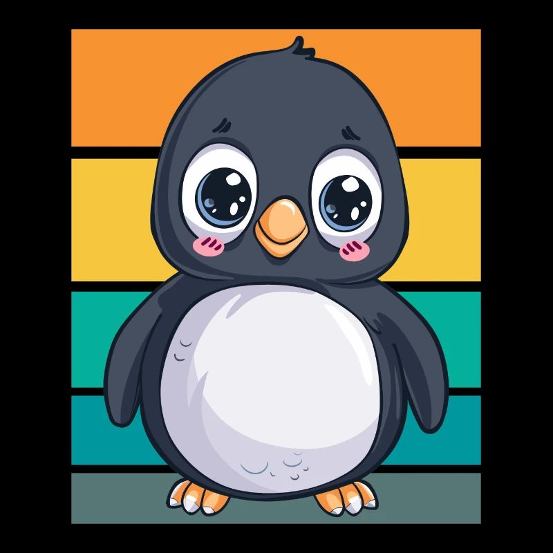 Pingouin rétro