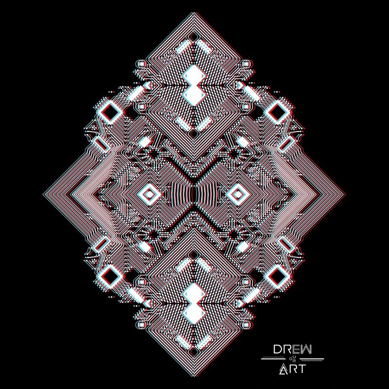 CIRCUIT PRINTED 1 3D weiß