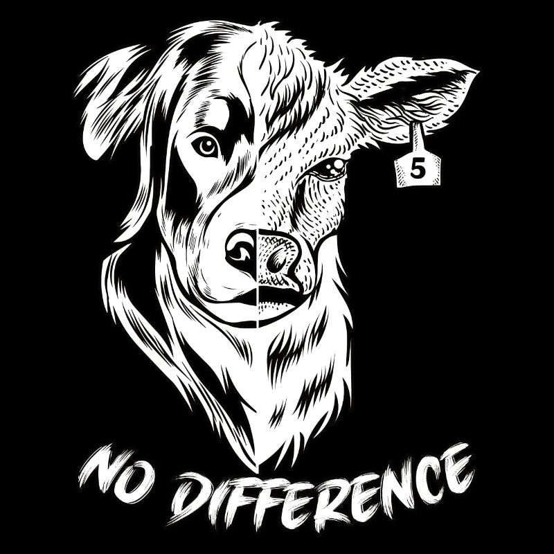 Aucune différence entre la vache et le chien