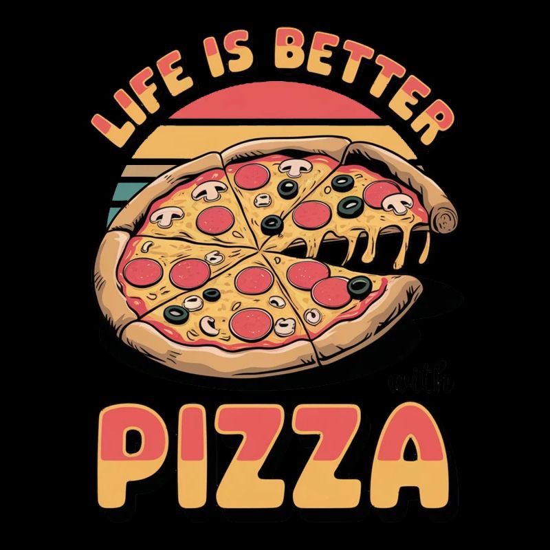 Mit Pizza lässt es sich besser leben