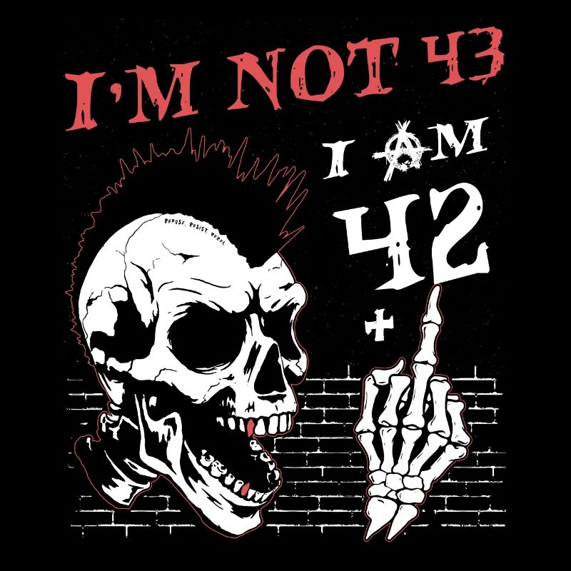 Ich bin 42 plus Mittelfinger - 43. Geburtstag