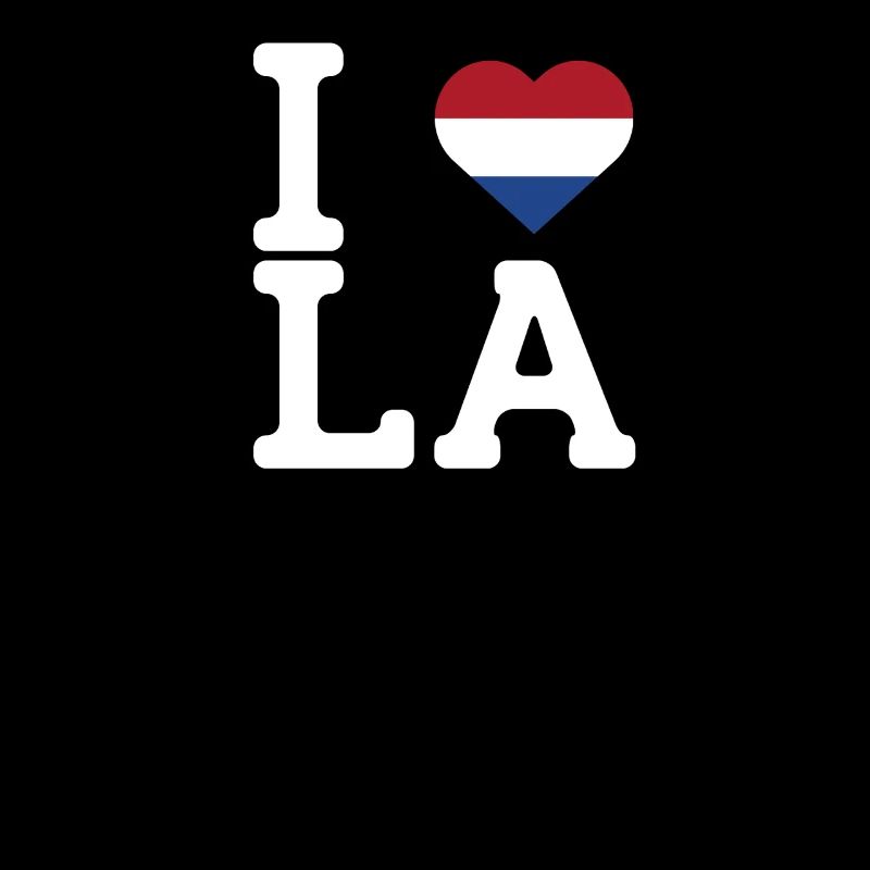 J’aime LA Cool Wrong Flag Pays-Bas Lover États-Unis