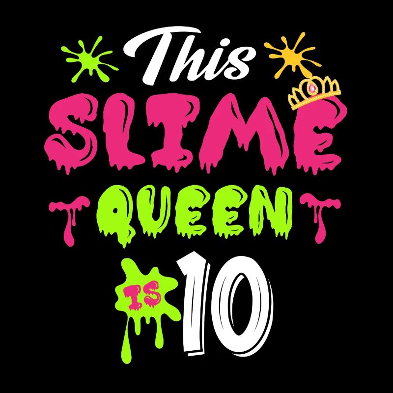 Slime Queen 10e anniversaire Design