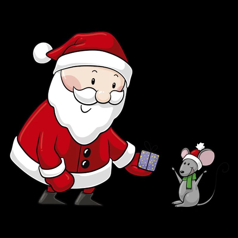 Süßer Comic Weihnachtsmann