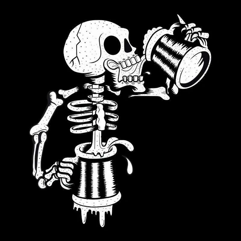 Always thirsty | Skeleton | Permanent drinker