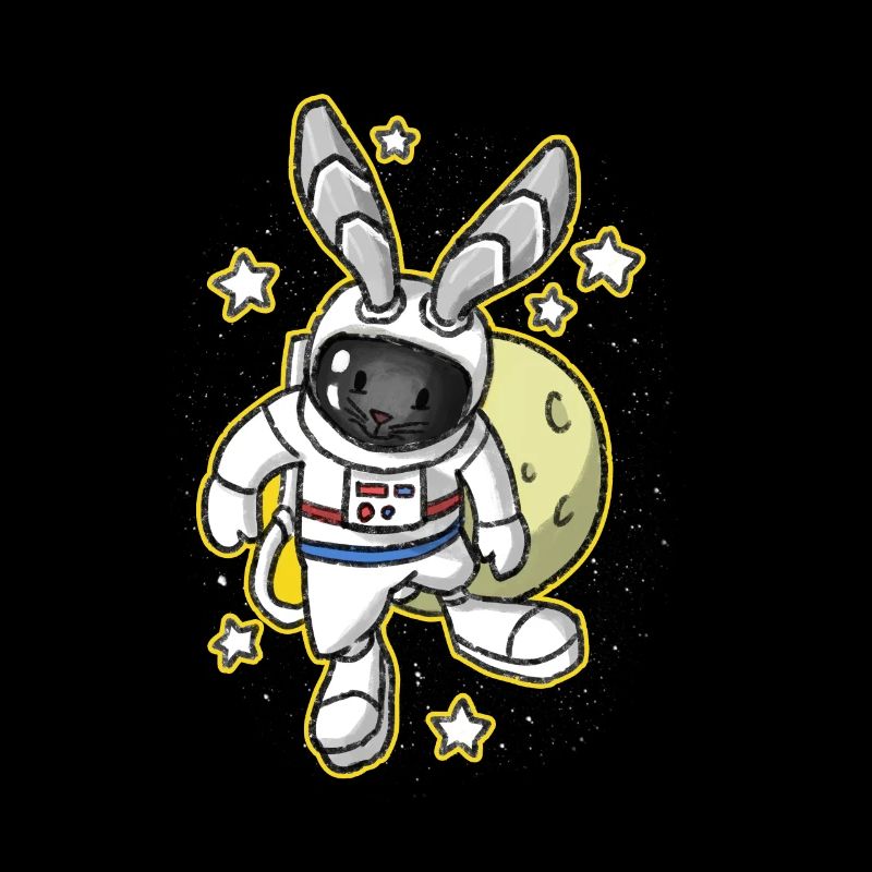 Bunny Easter Space Astronaut Gift