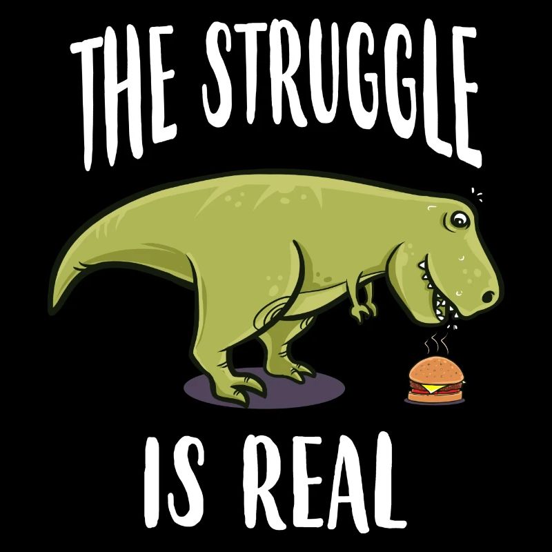 Dinosaurier Burger lustig T-Rex Geschenk Geburt