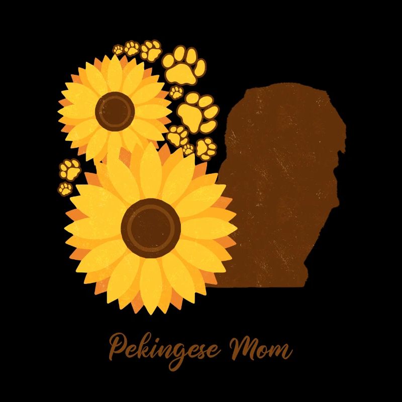 Sonnenblumenmutter - Pekingese