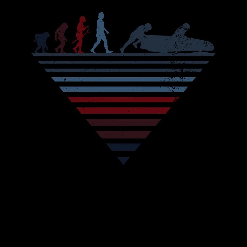 Human Evolution - Bobsleigh vintage