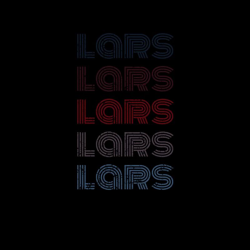 70s Retro Name Vintage Personalized Lars