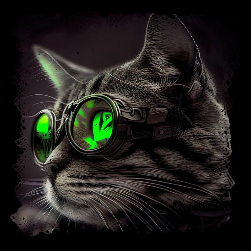 Cats don't need night vision goggles
