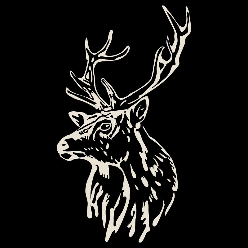 Tête de cerf [Blanc]