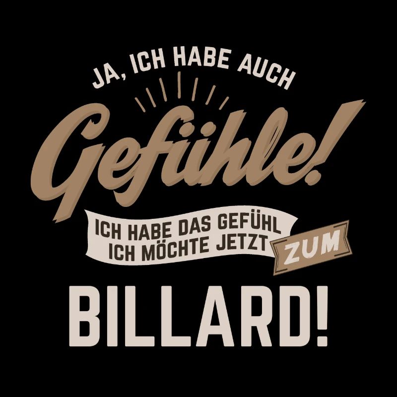 Gefuehle - ich moechte Sport - Billard! -