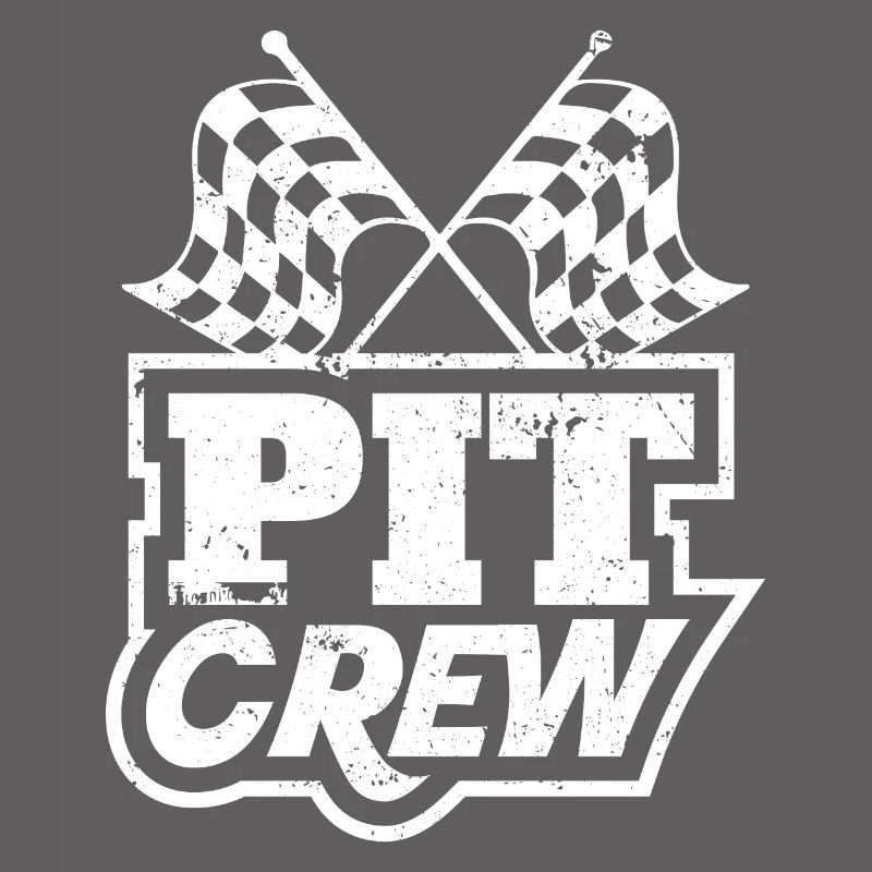 Graphique de Pit Crew Raing, design de course, voiture de course