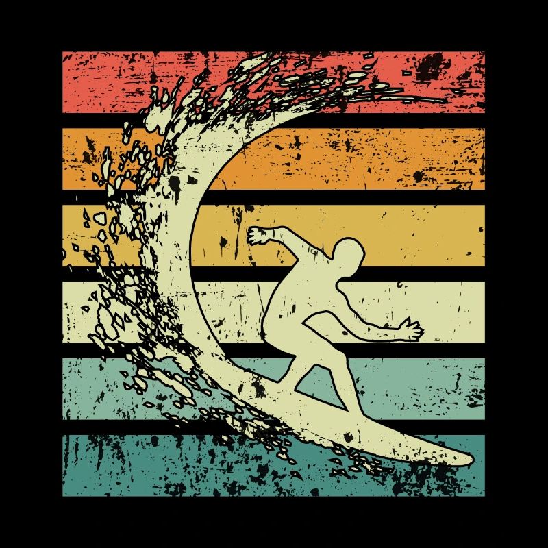 Surfeur rétro