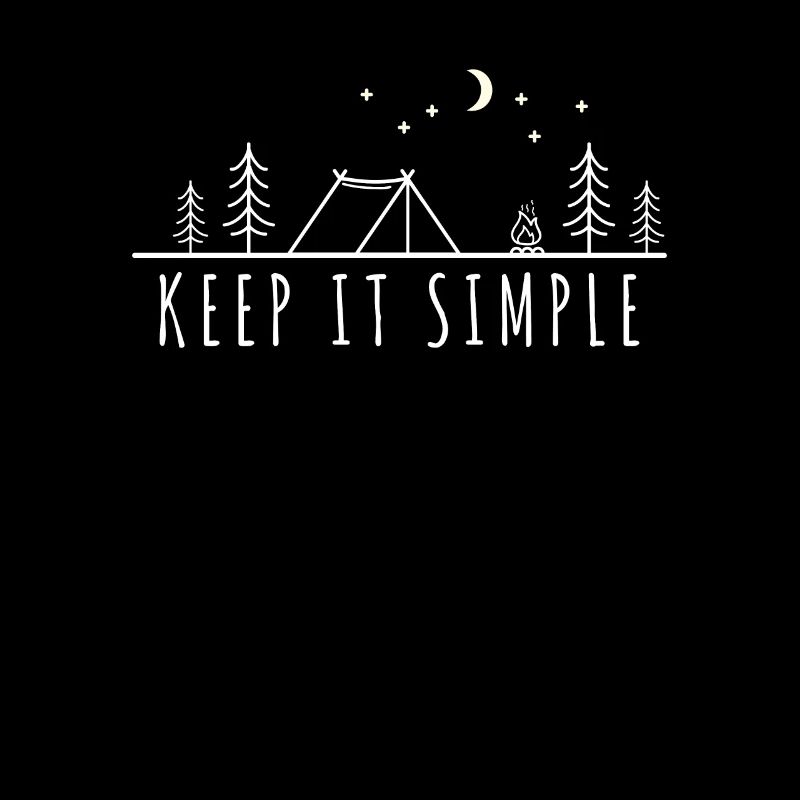 Restez simple - Camping Campfire