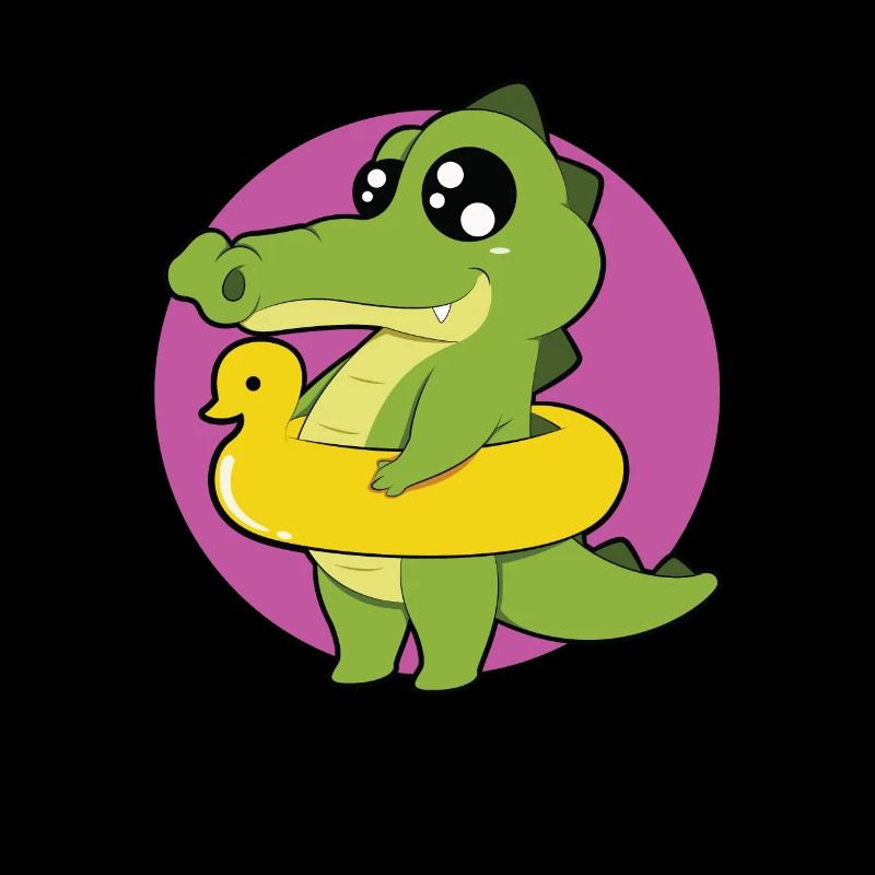 Krokodil Echse Alligator Kroko Reptil
