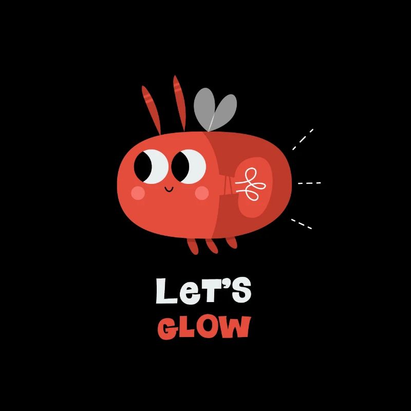 Let's Glow | Cute firefly for kids