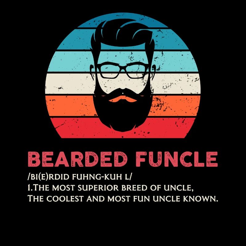 lustiger bärtiger funcle Definition Retro