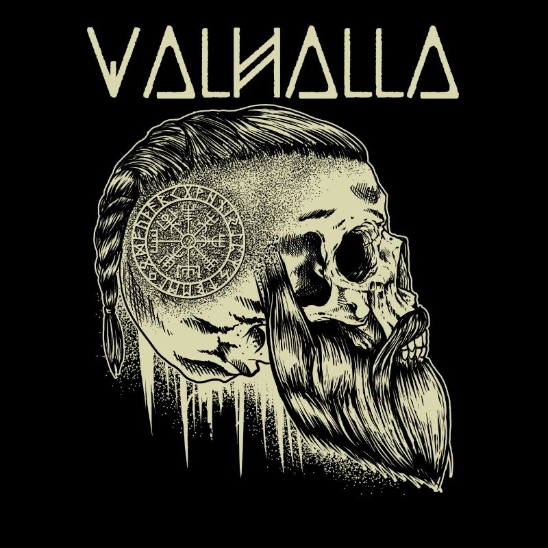Walhalla Wikinger-Schädel