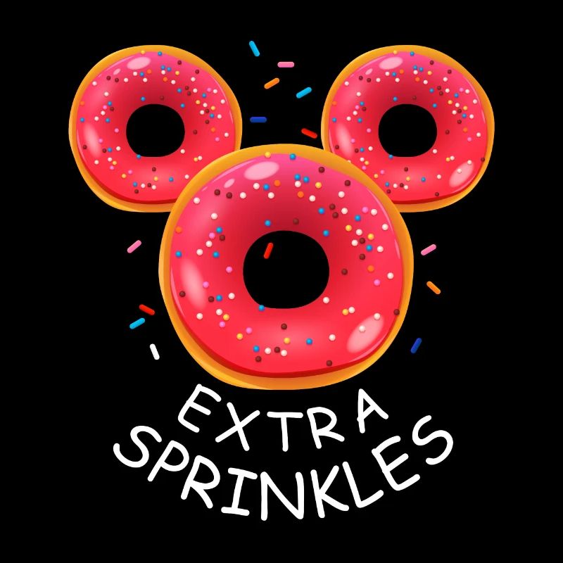 Extra Sprinkles Donut – Sweet Eater Funny Doughnut