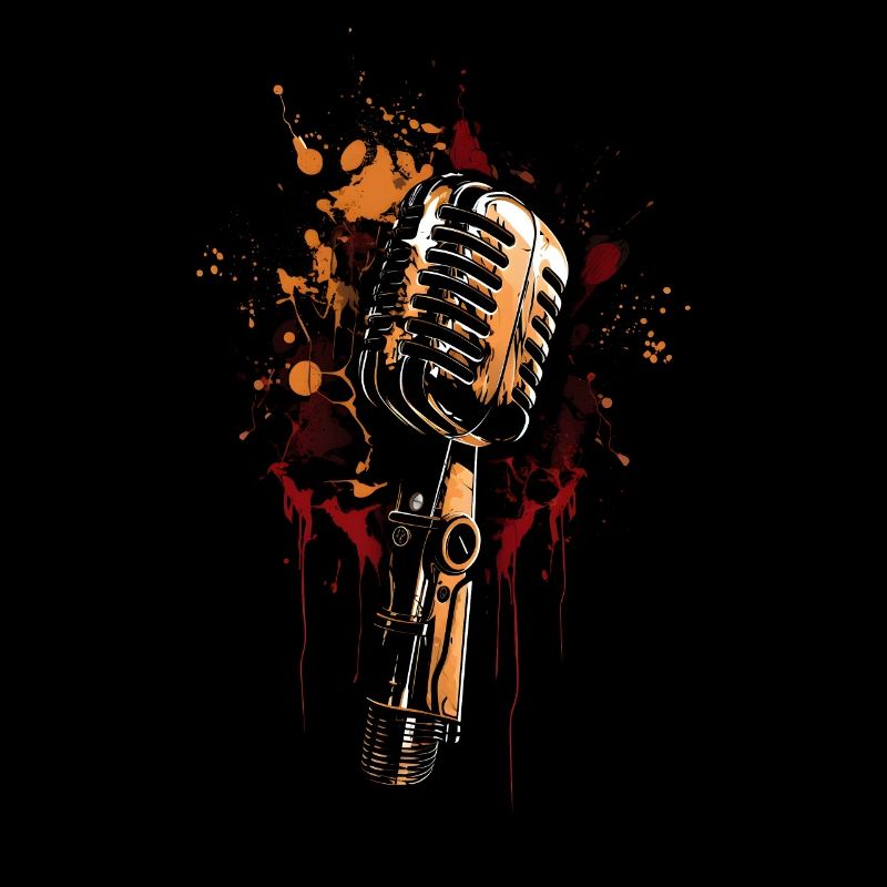 Microphone rétro