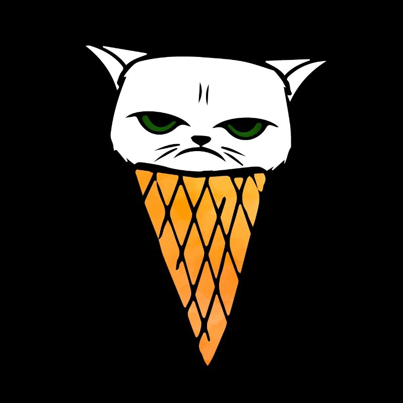 Glace au chat